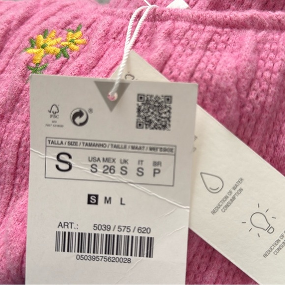 NWT Zara Pink Mini Dress - Picture 6 of 6